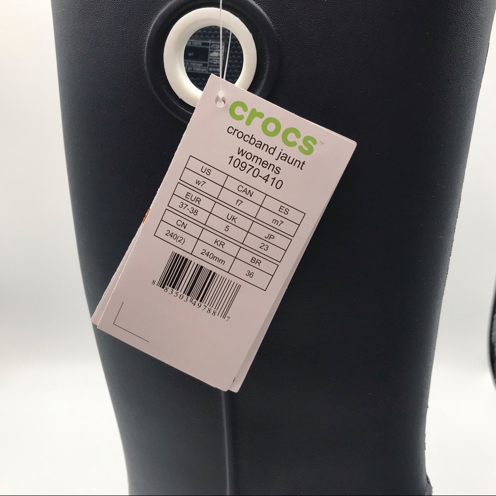 Crocs Crocband Women's Jaunt Rain Boot Size 7 - Picture 6 of 7